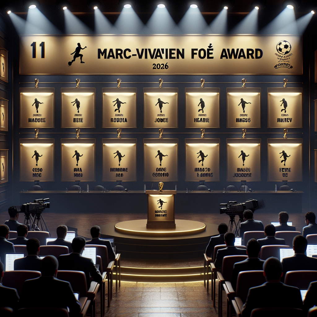 Prix Marc-Vivien Foé 2026 : Les 11 finalistes révélés