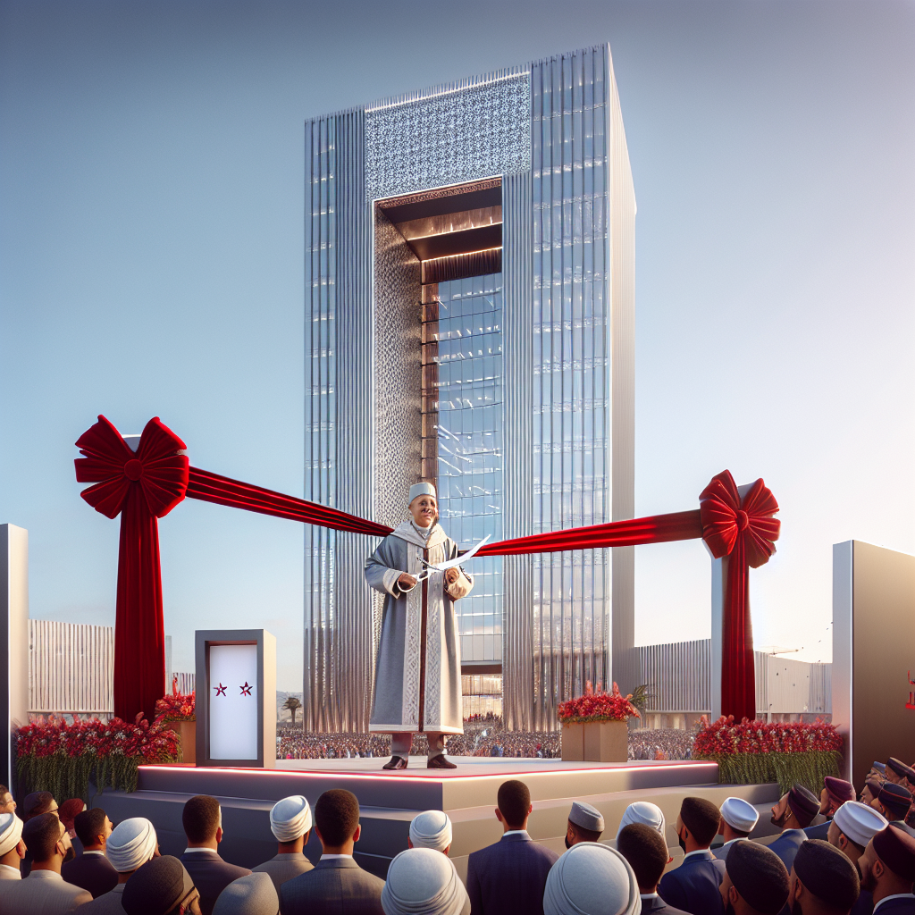 Moulay El Hassan inaugure la Tour Mohammed VI à Rabat