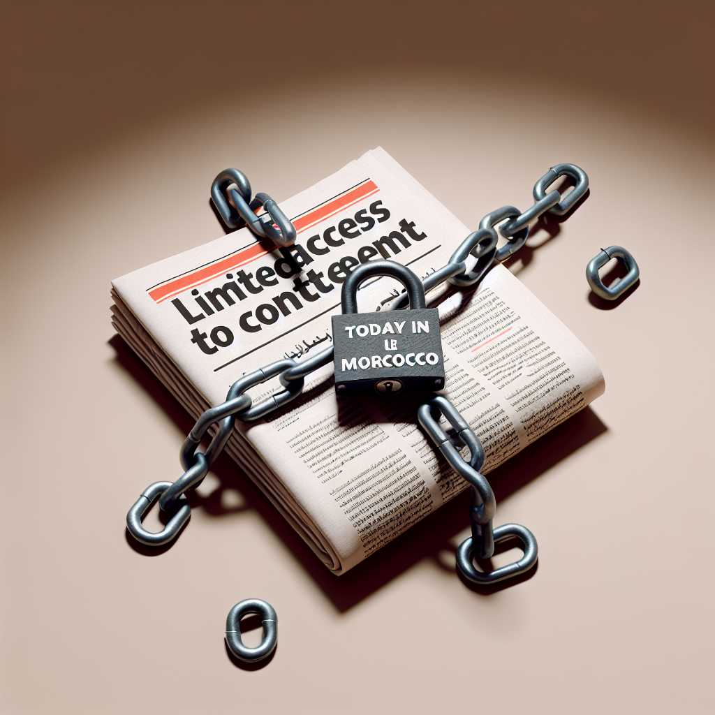 Accès limité au contenu sur Aujourd'hui le Maroc