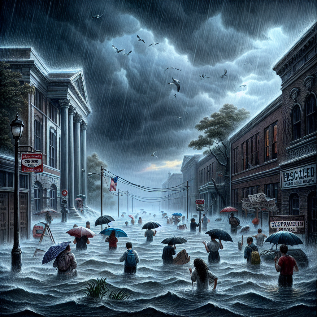 Pluies diluviennes : suspension des cours dans 26 établissements à El Tarf