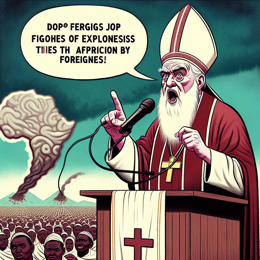 Le Pape s'exprime contre l'exploitation de l'Afrique par des étrangers