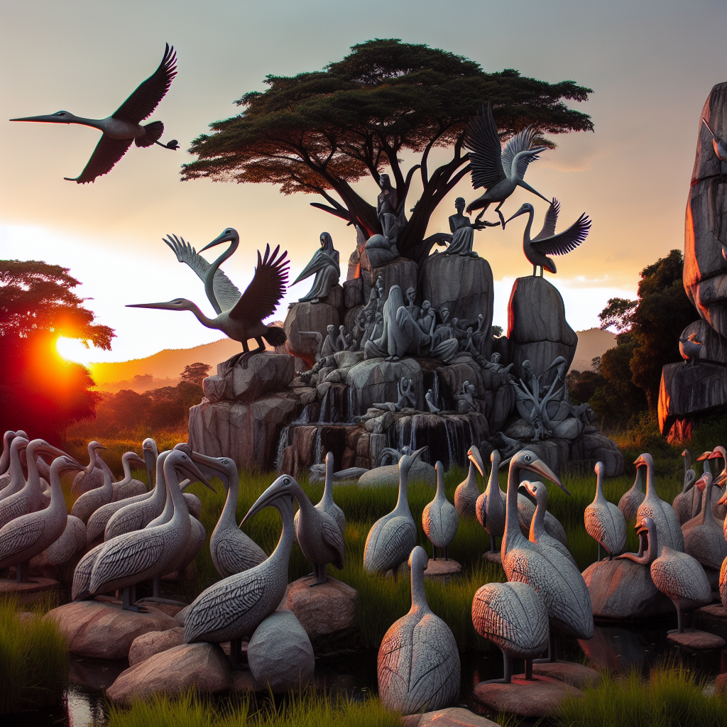 Le retour des oiseaux en pierre emblématiques du Zimbabwe