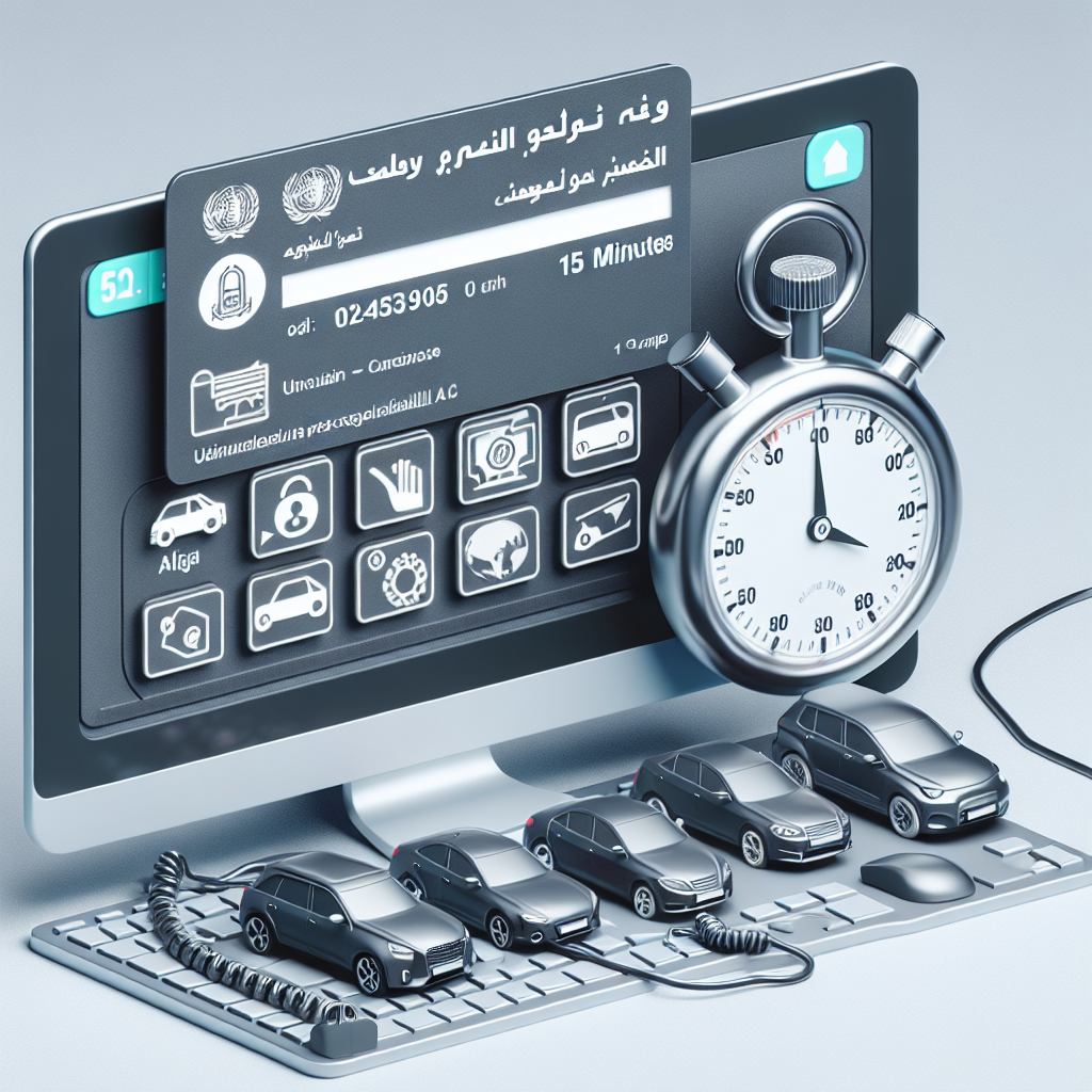 Carte grise en 15 minutes : l’Algérie digitalise le transfert de propriété des véhicules