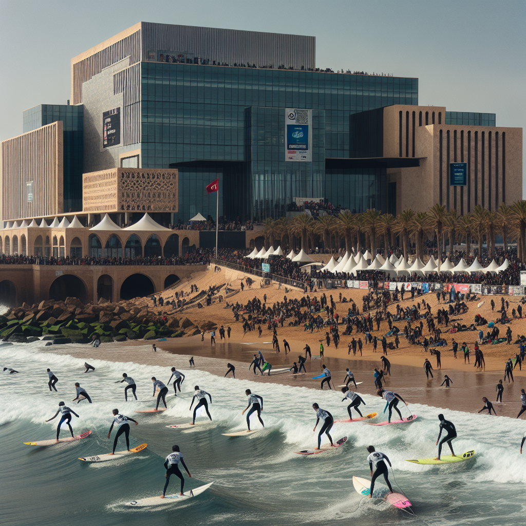 Le surf s'impose à Casablanca avec le Morocco Mall Junior Pro