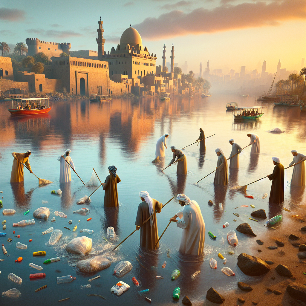 Égypte: Les pêcheurs du Nil luttent contre la pollution plastique