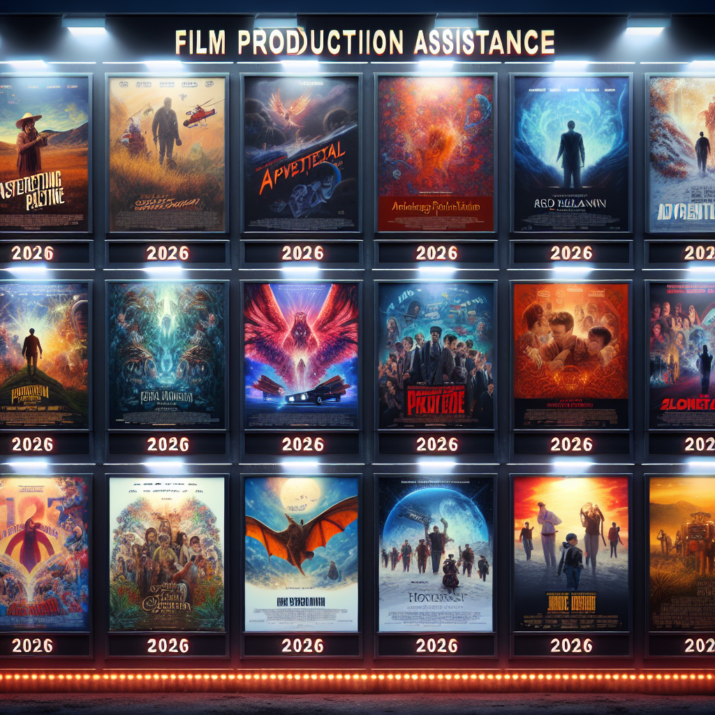 Aide à la production cinématographique : Projets retenus pour 2026