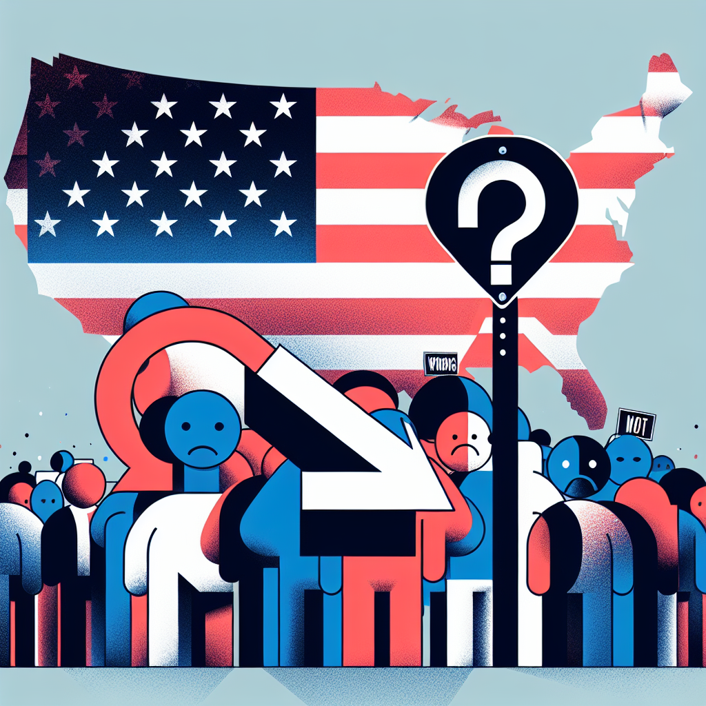 Deux tiers des Américains estiment que leur pays prend la mauvaise direction