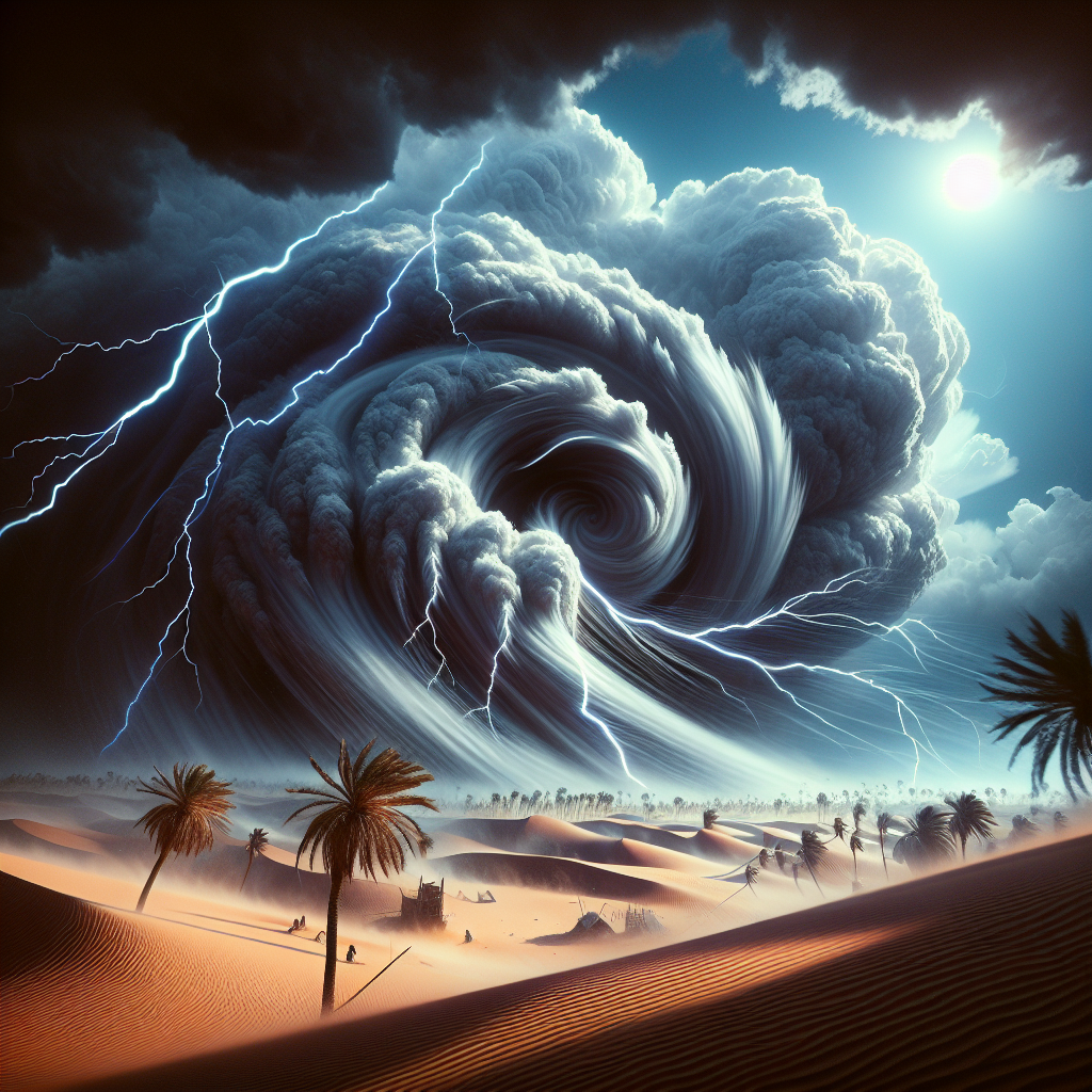 Alertes météo en Algérie : pluies orageuses, vents violents et tempêtes de sable