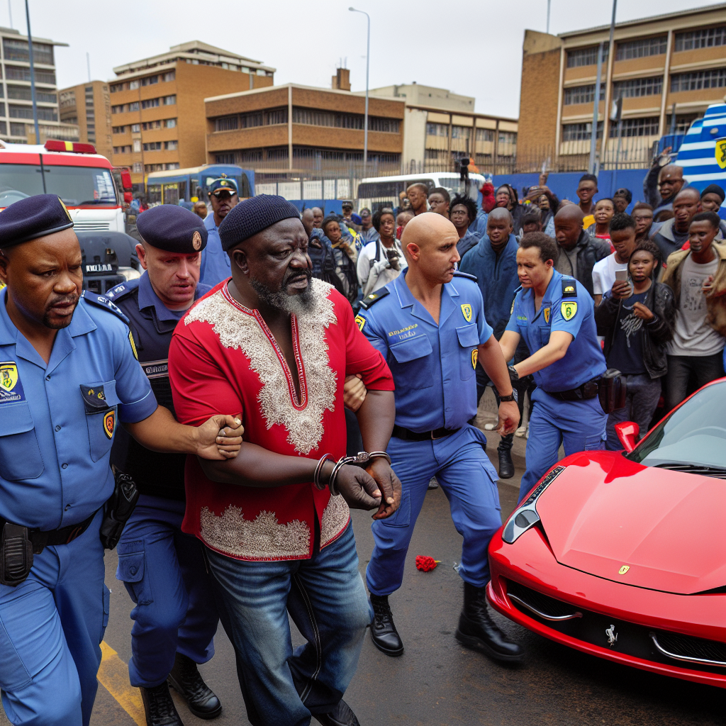 Arrestation du patron de taxi Joe ‘Ferrari’ Sibanyoni en Afrique du Sud