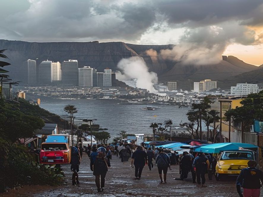 Orages violents et temps frais en Afrique du Sud
