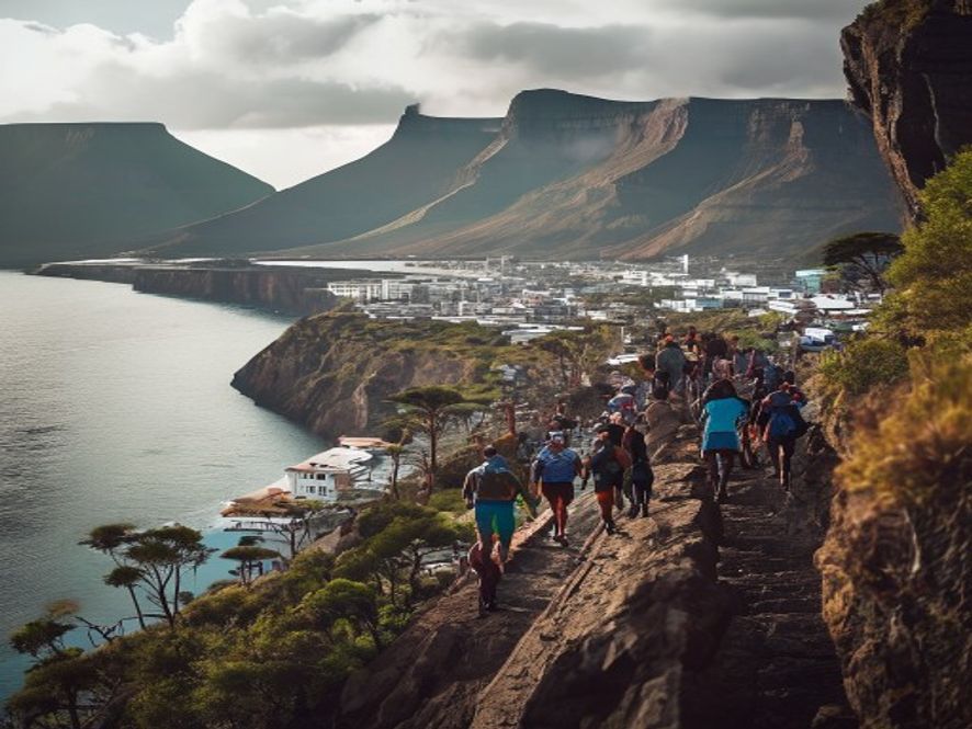 Un randonneur sauvé d'une falaise de Table Mountain