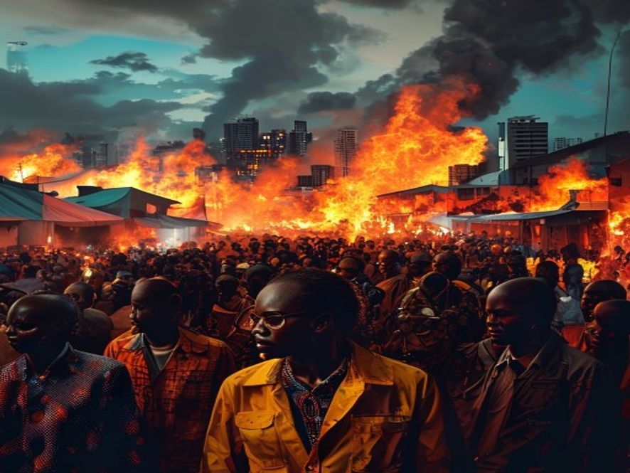 Une foule en colère met le feu aux tentes d'un hôpital Ebola en RDC