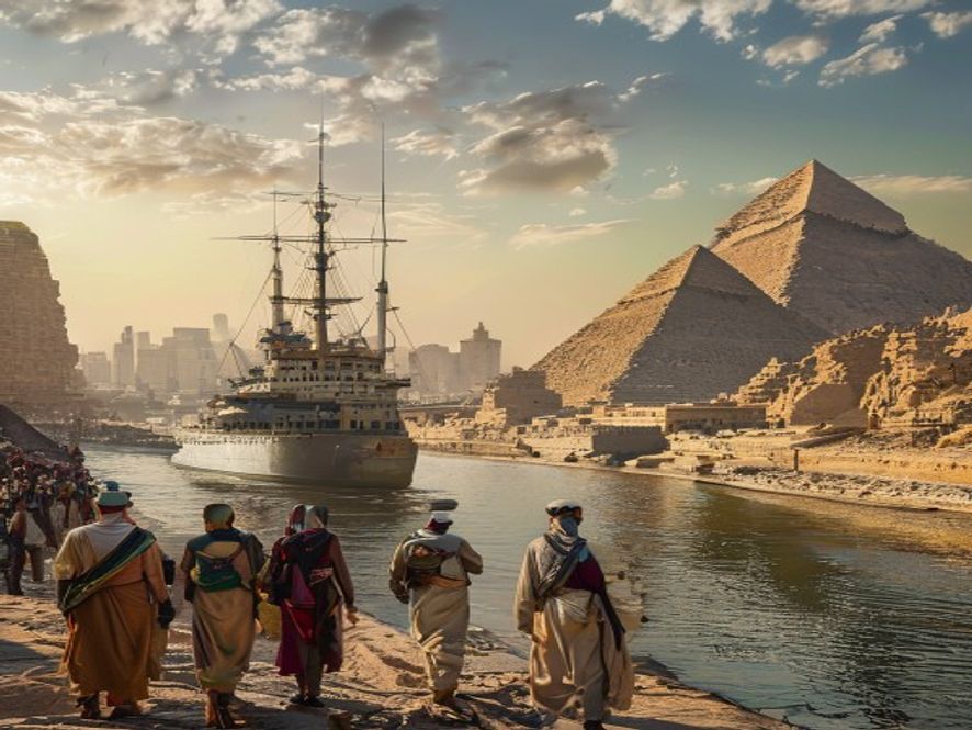 Le navire de guerre russe Admiral Kasatonov arrive en Égypte