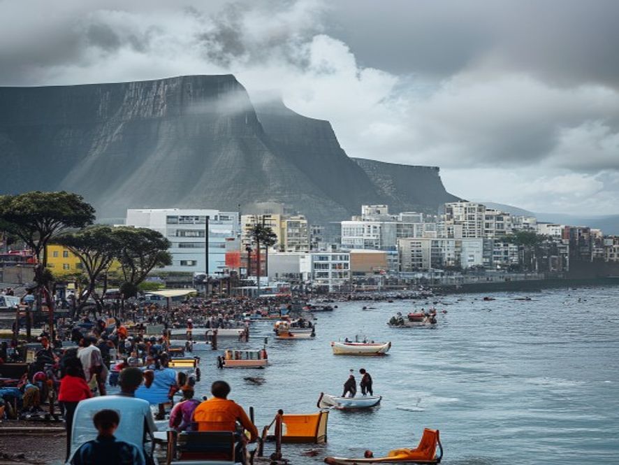 Un étudiant sauvé d'une noyade au bassin de St James en Afrique du Sud