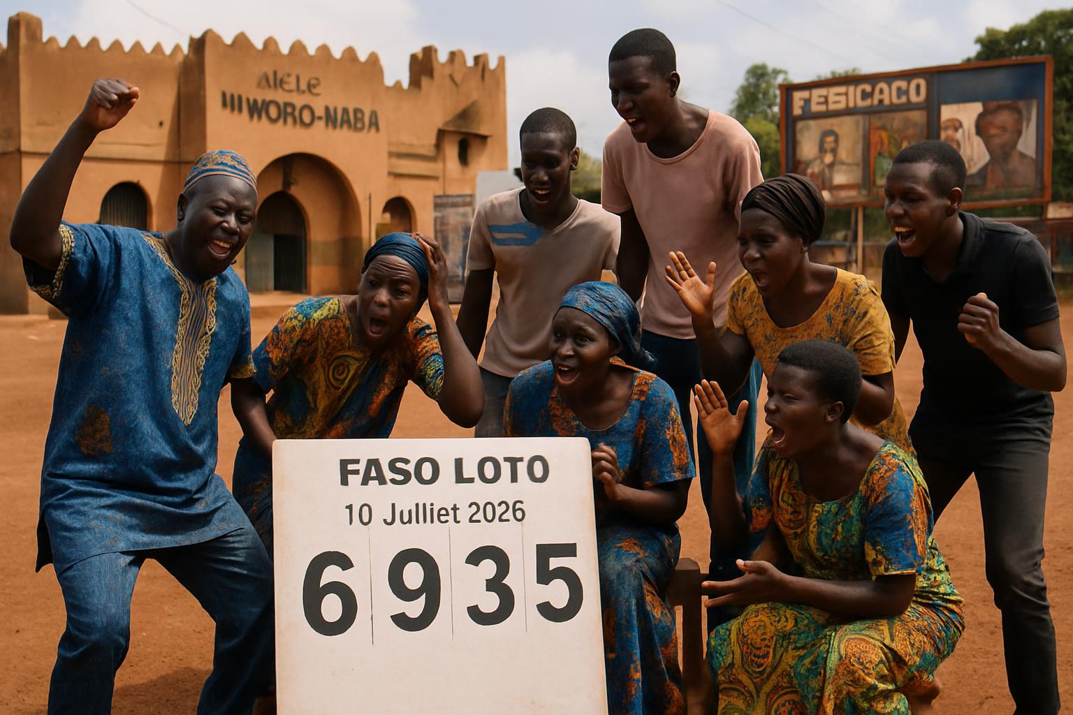 Résultats du tirage du Faso Loto WELHY du 10 Juillet 2026