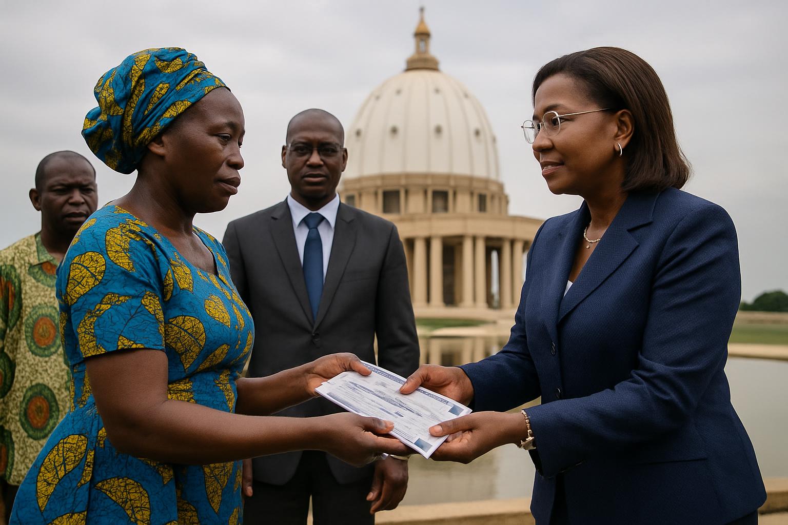 Solidarité : La Première Dame offre 65 millions FCFA aux sinistrés de Koumassi