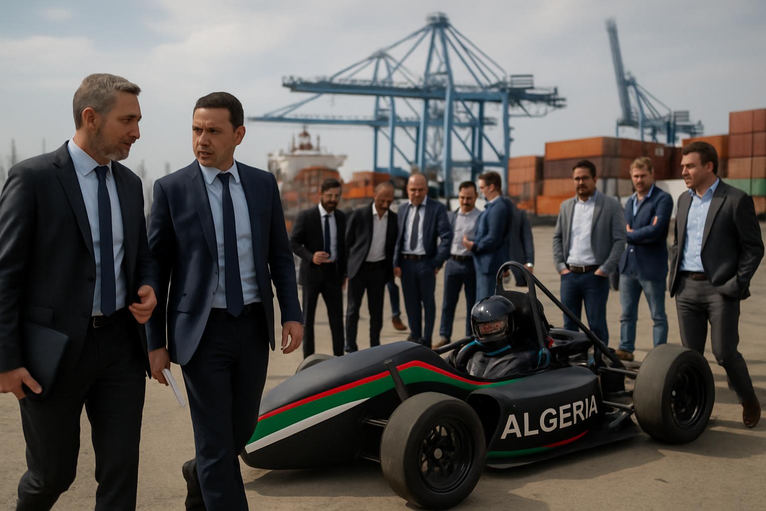 Une équipe de l'ENP dévoile la 1re voiture de course algérienne à Silverstone