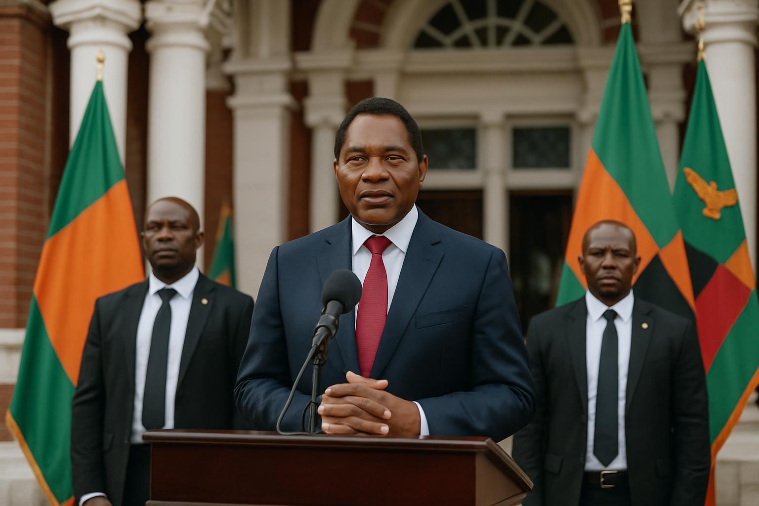 Le président Hichilema réaffirme son engagement pour la paix en Zambie