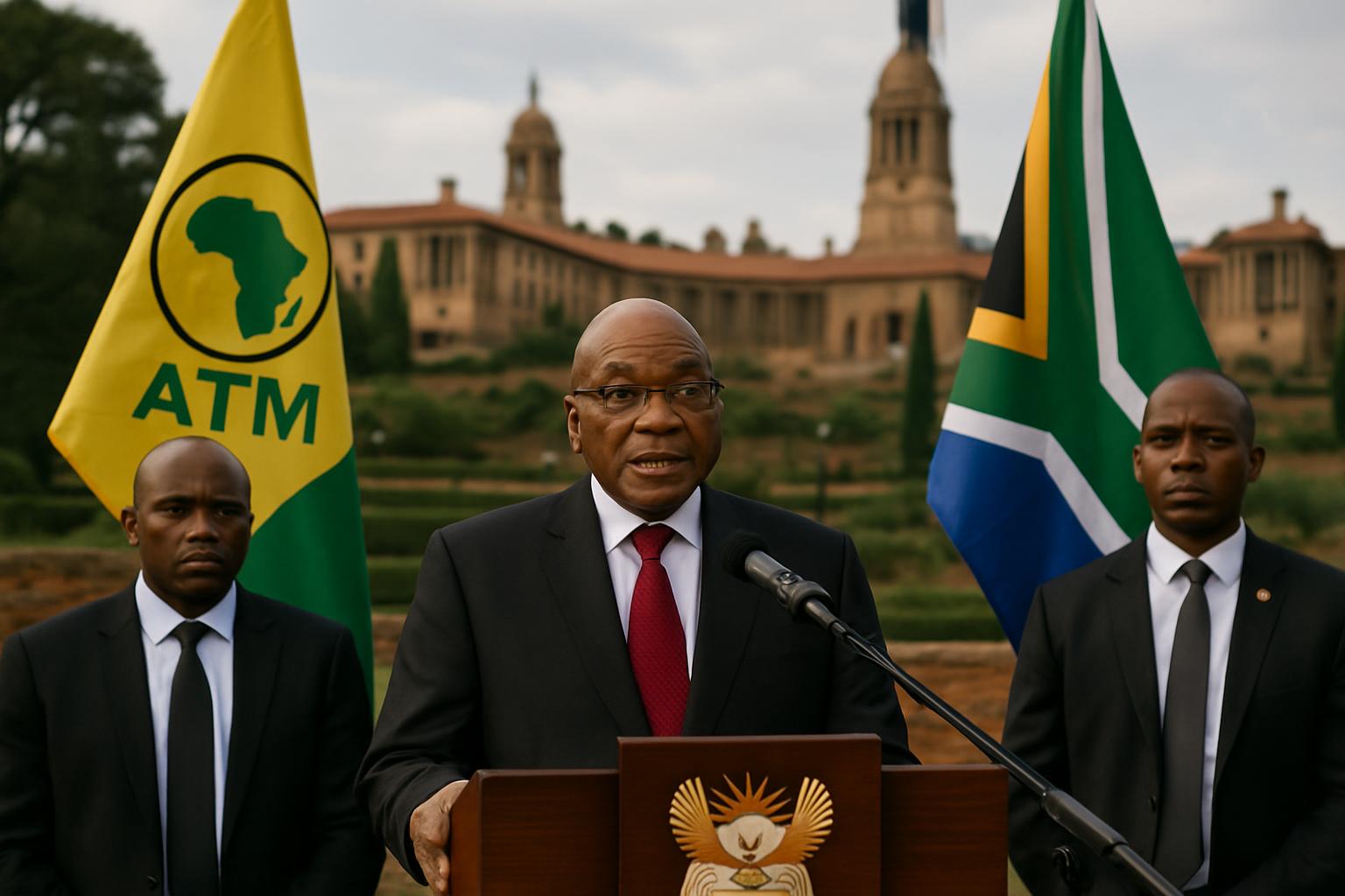 Le mouvement de transformation africaine se sépare du parti de Jacob Zuma