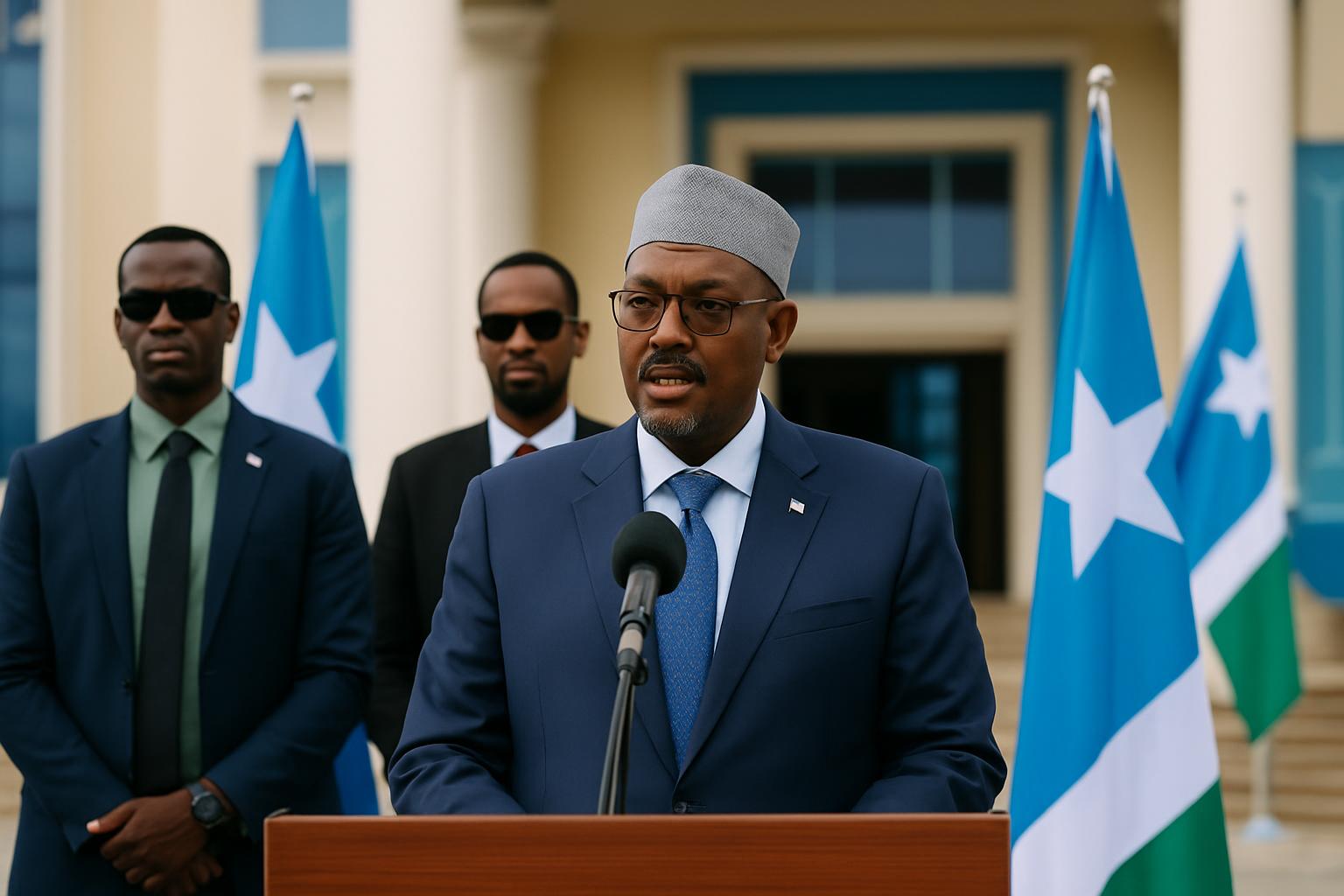 Le président de Puntland inaugure un nouveau bâtiment à Garoowe