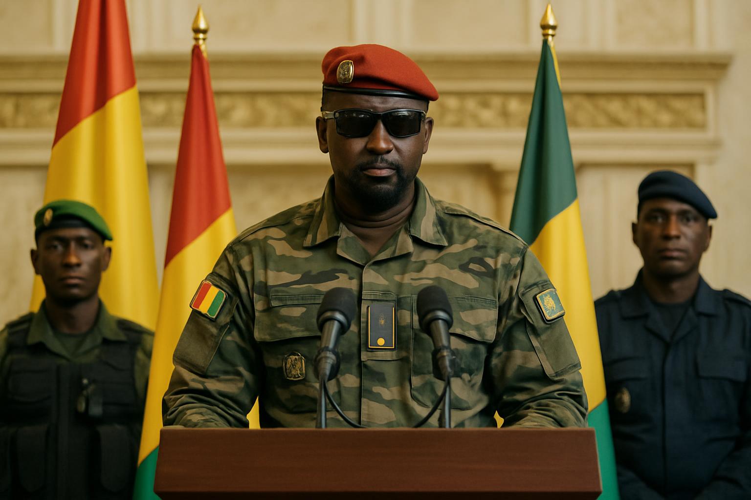 Guinée : l'armée en état d'alerte pendant le congé de Doumbouya