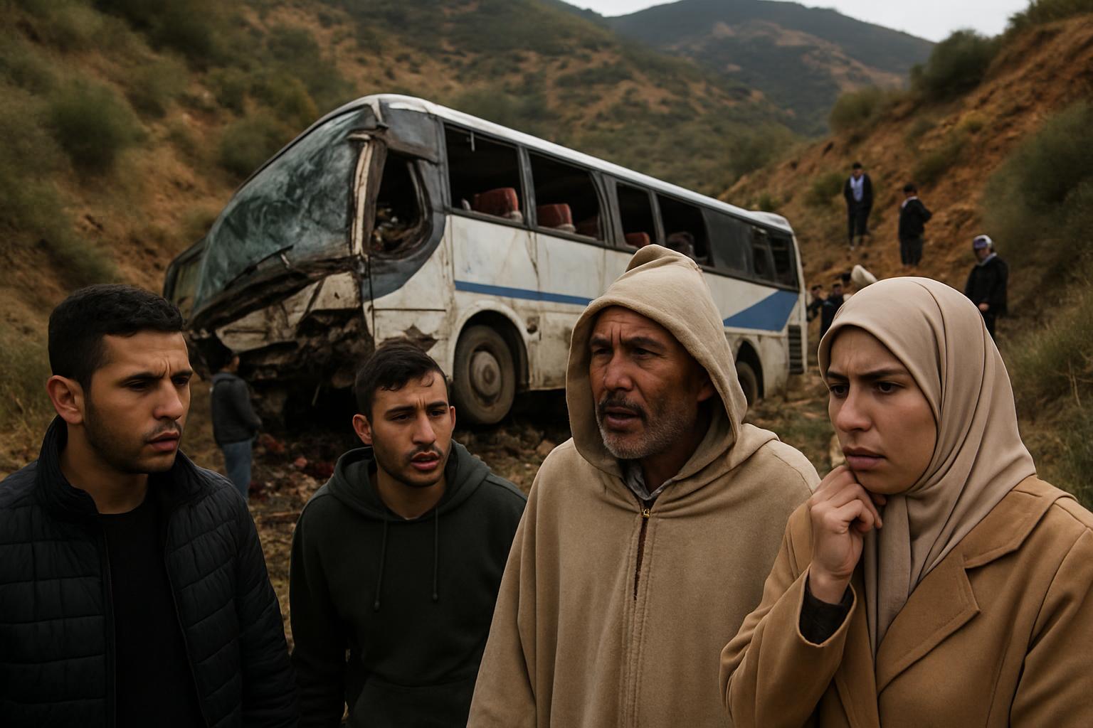 Nouveau drame routier en Algérie : un bus chute dans un ravin, plusieurs morts et blessés