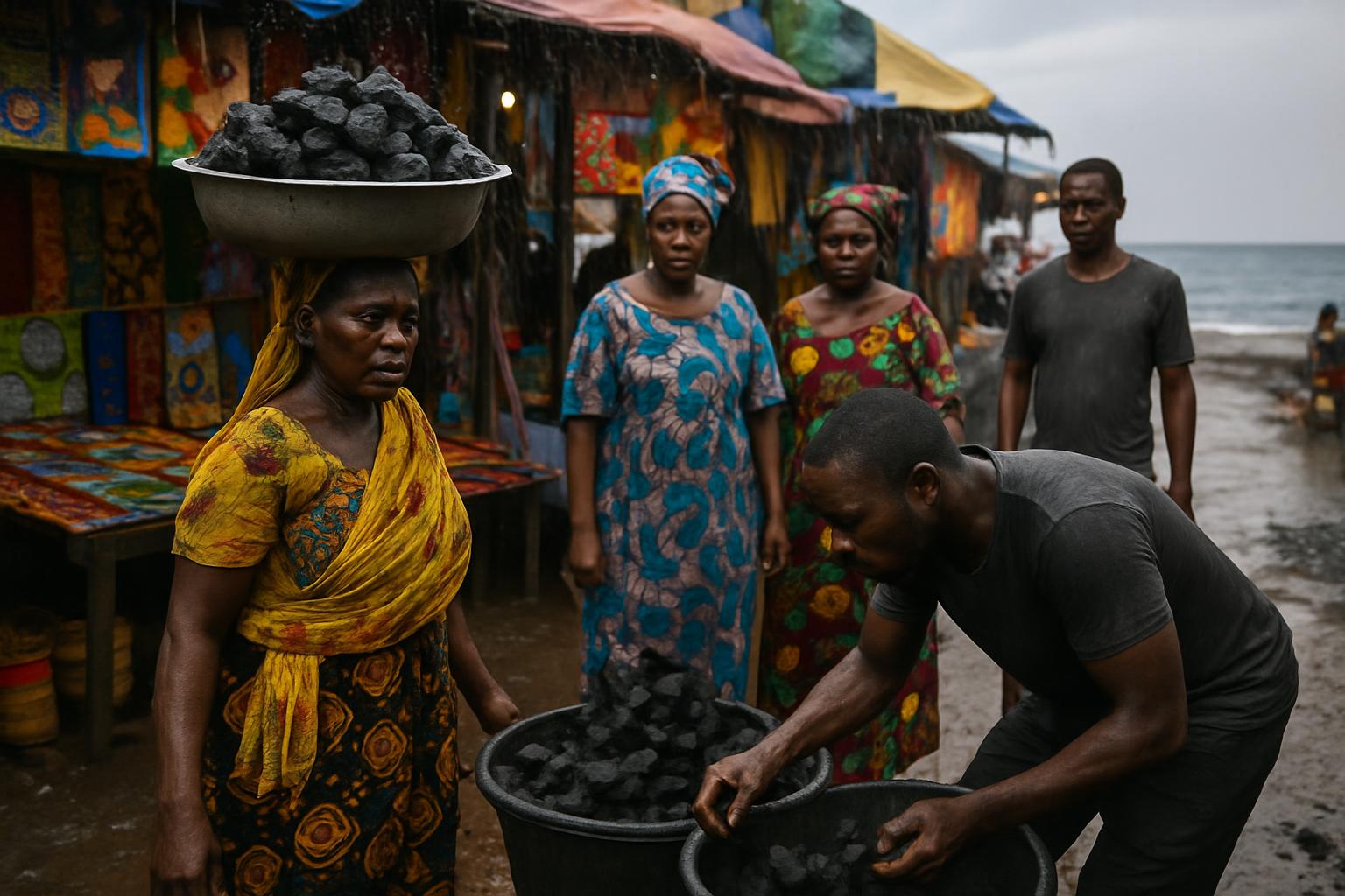 Saison des pluies à Conakry : le charbon de bois devient un luxe pour certains ménages