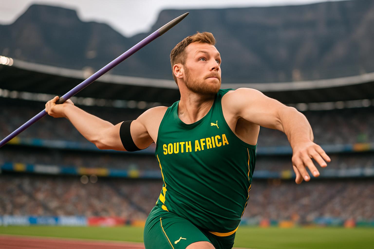 Jan-Hendrik Heymans remporte l'or au javelot pour l'Afrique du Sud