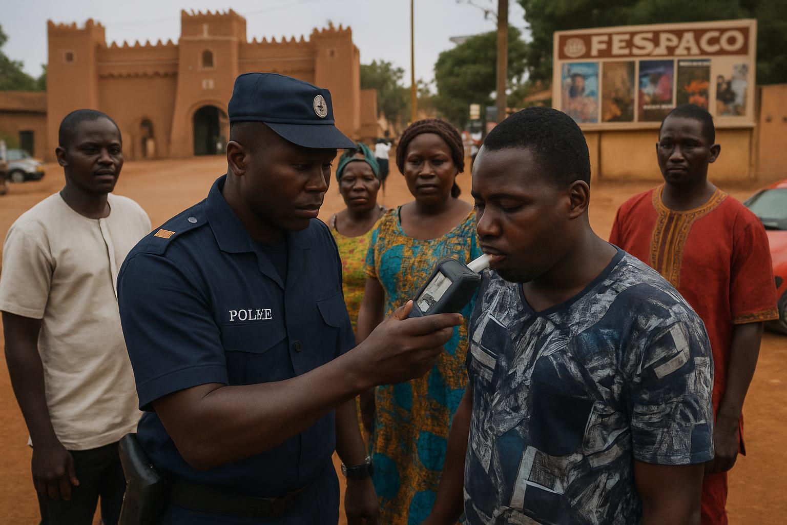 Sécurité routière à Ouagadougou : Un homme échoue à l'alcootest après une soirée arrosée
