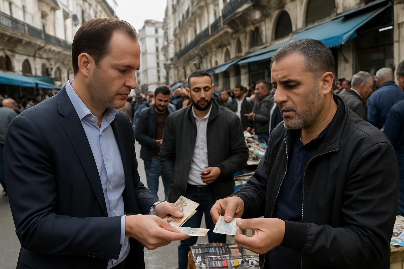 L'euro s'apprécie face au dinar algérien sur le marché noir