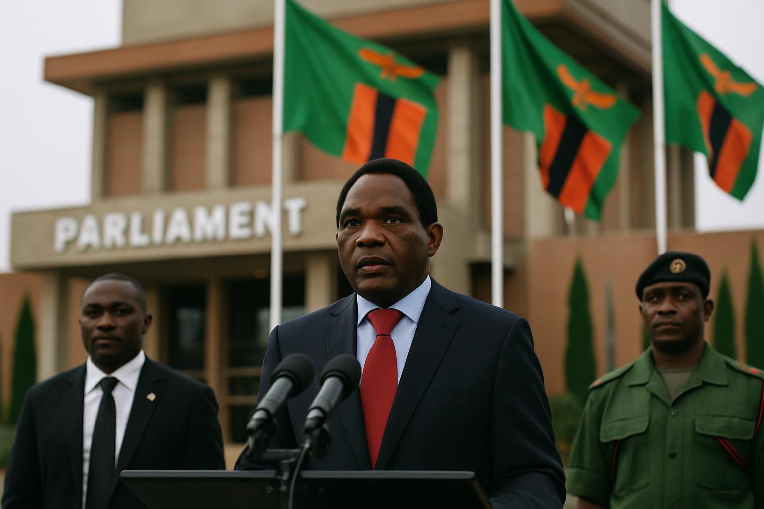 Hichilema renforce son avance avec plus de 500 000 voix en Zambie