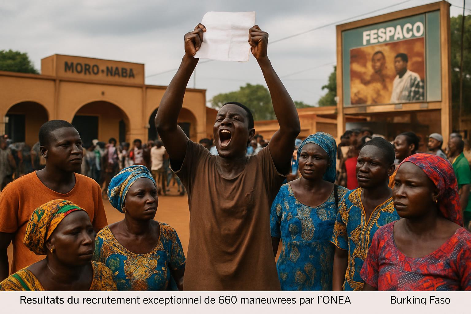 Résultats du recrutement exceptionnel de 650 manœuvres par l'ONEA