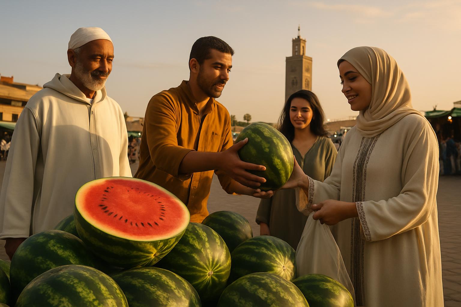 Les prix de la pastèque chutent enfin au Maroc