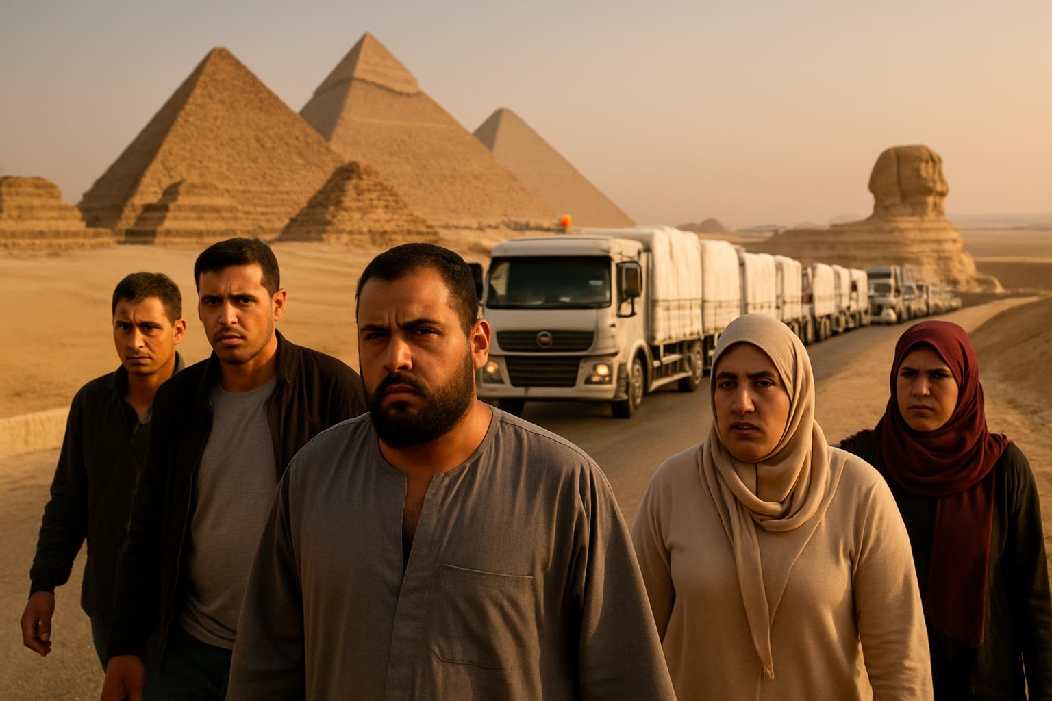 260e convoi humanitaire se dirige vers Gaza