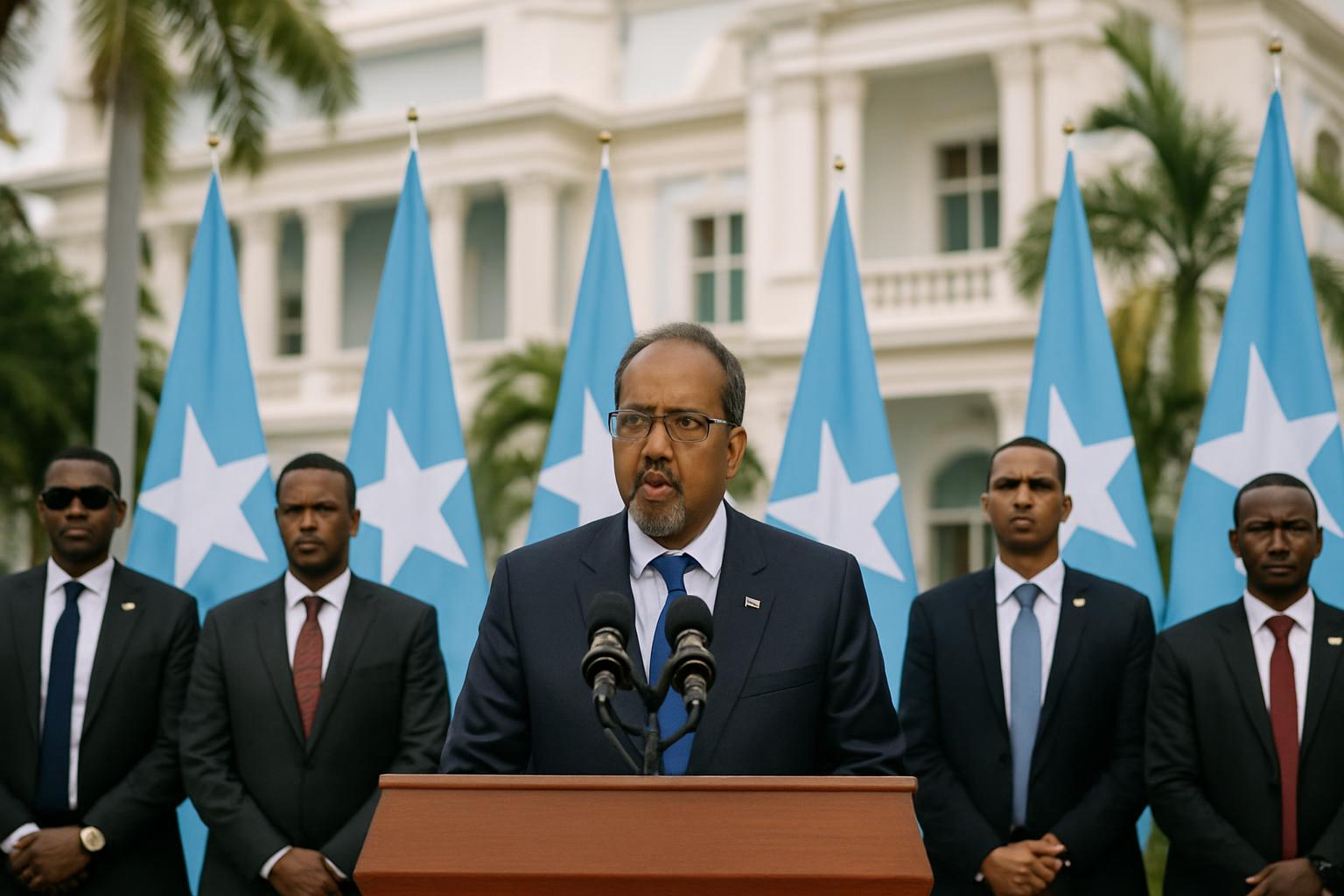 Rencontre entre le Président Deni et les habitants de Galkacyo
