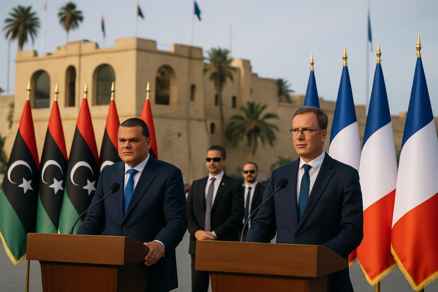 Le Premier ministre libyen reçoit l'envoyé spécial français