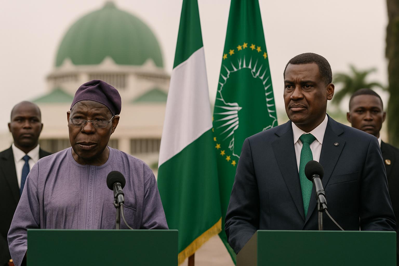 Obasanjo et le président de l'UA se rencontrent pour la paix en Afrique