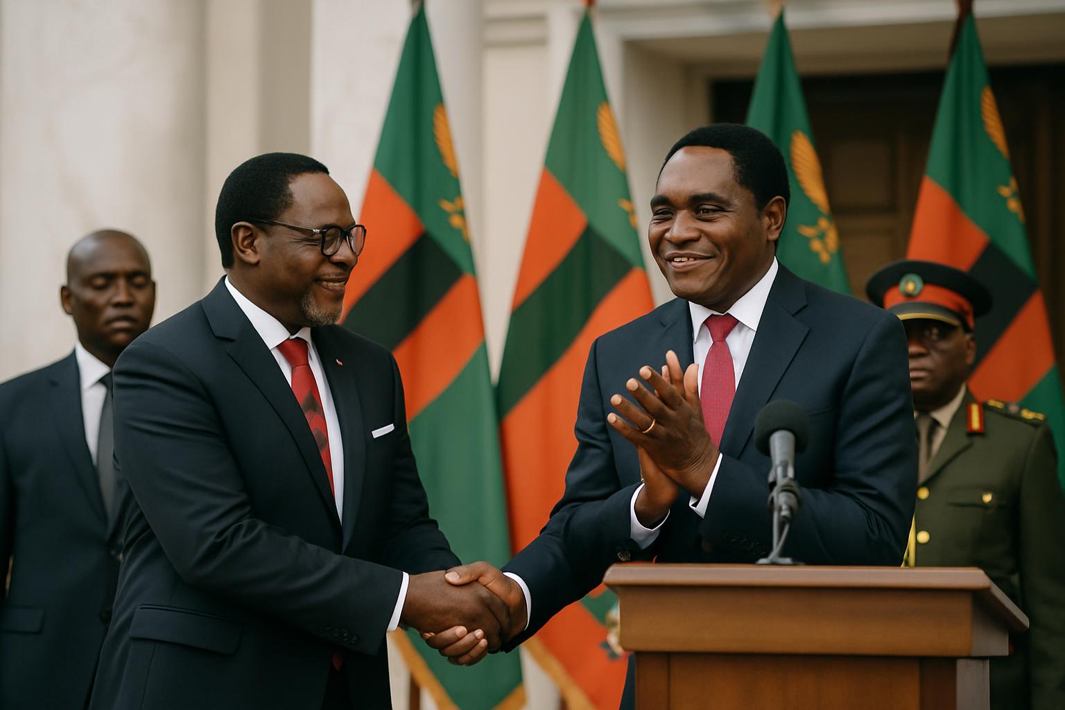 Mutharika félicite Hichilema pour sa réélection au Zambie
