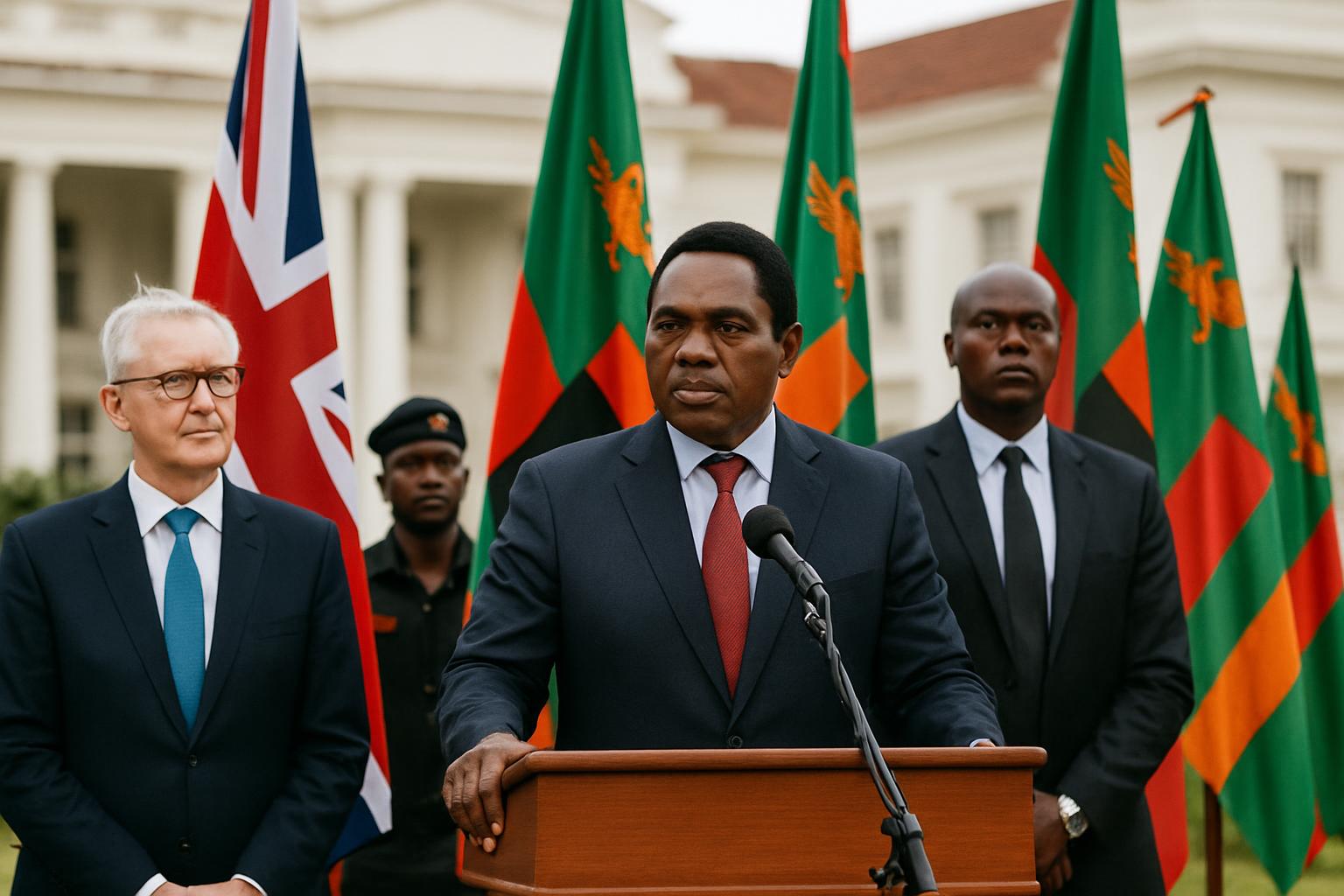 Félicitations du Royaume-Uni et du WEF à Hakainde Hichilema pour sa réélection