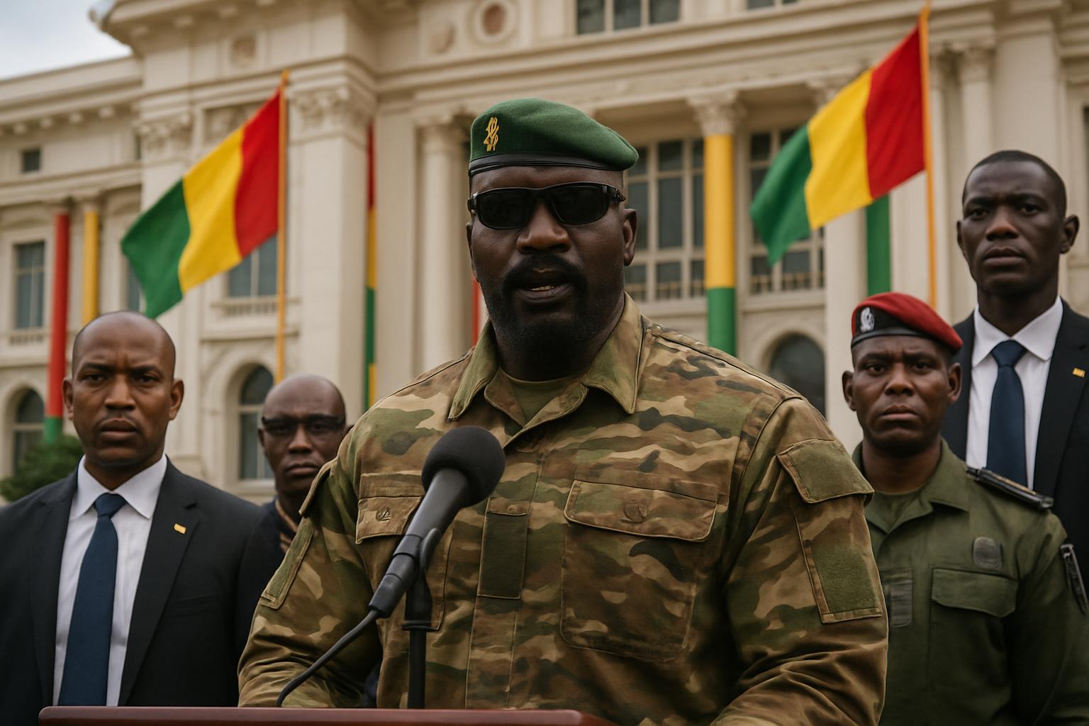 Éboulement d'une décharge en Guinée: visite du président Doumbouya