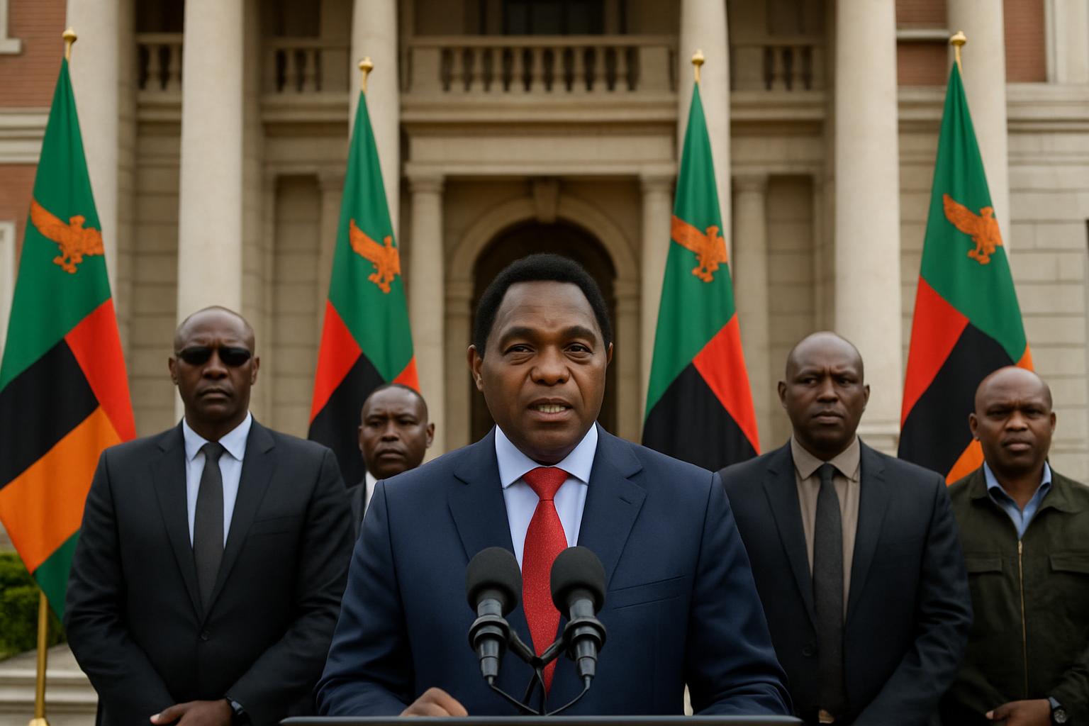 Le leader de l'opposition zambienne accusé de trahison