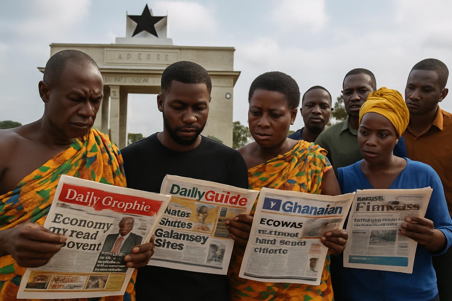 Les premières pages des journaux du Ghana : 1er septembre 2026