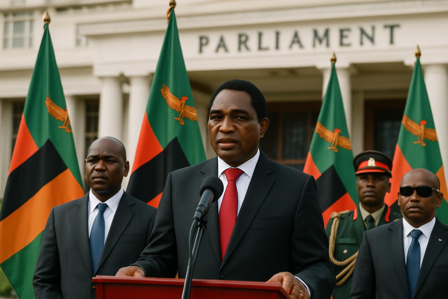 Zambie : Hakainde Hichilema commence son deuxième mandat dans un climat tendu