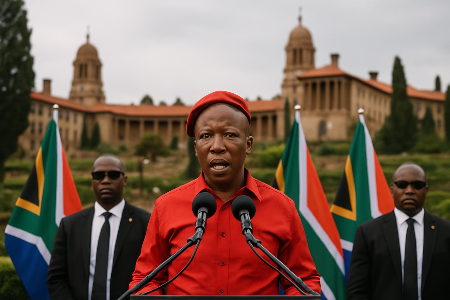 Malema propose d'augmenter les aides sociales à au moins R4 500 avant les élections locales