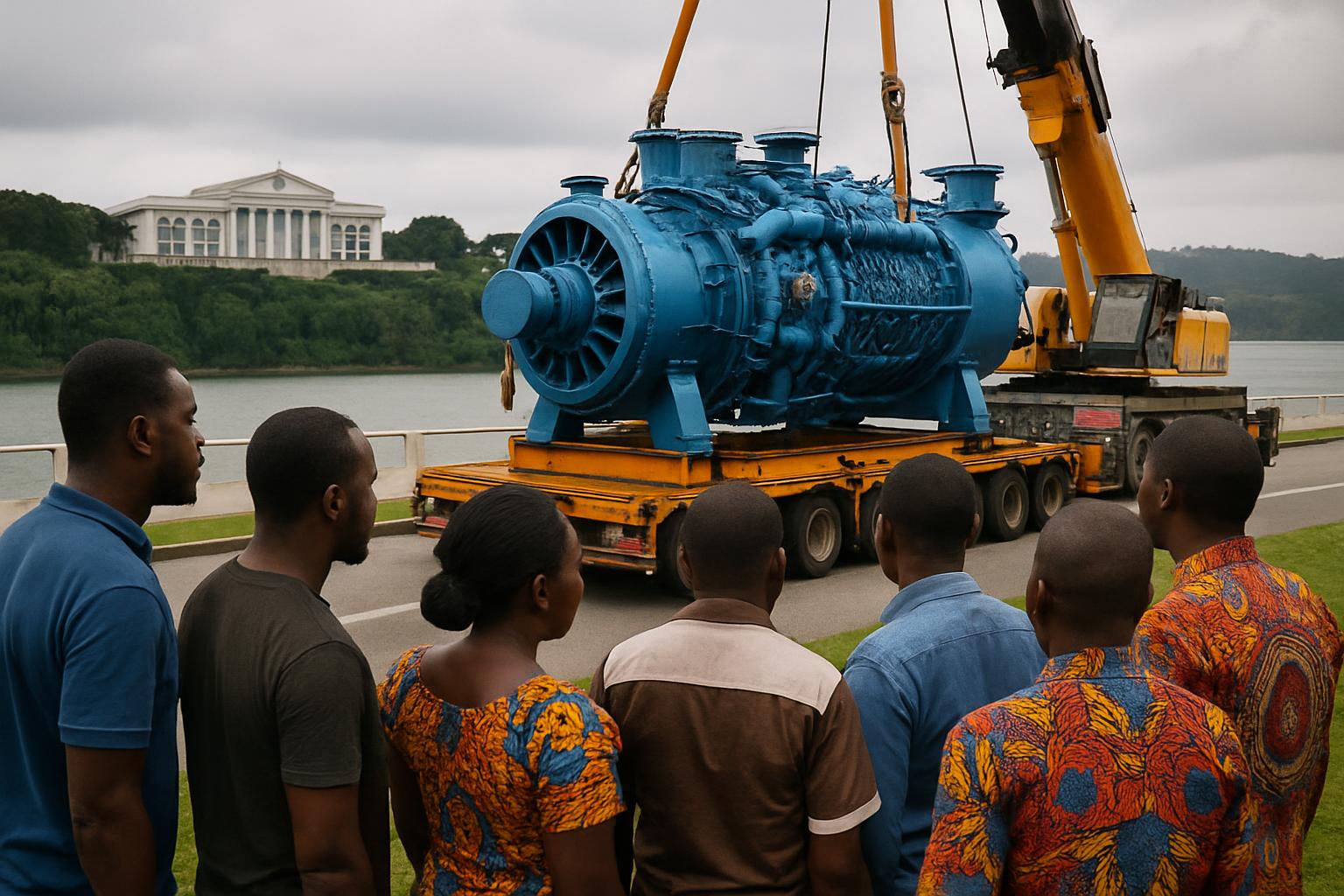 Akournam : cinq turbines pour renforcer la production électrique du Grand Libreville