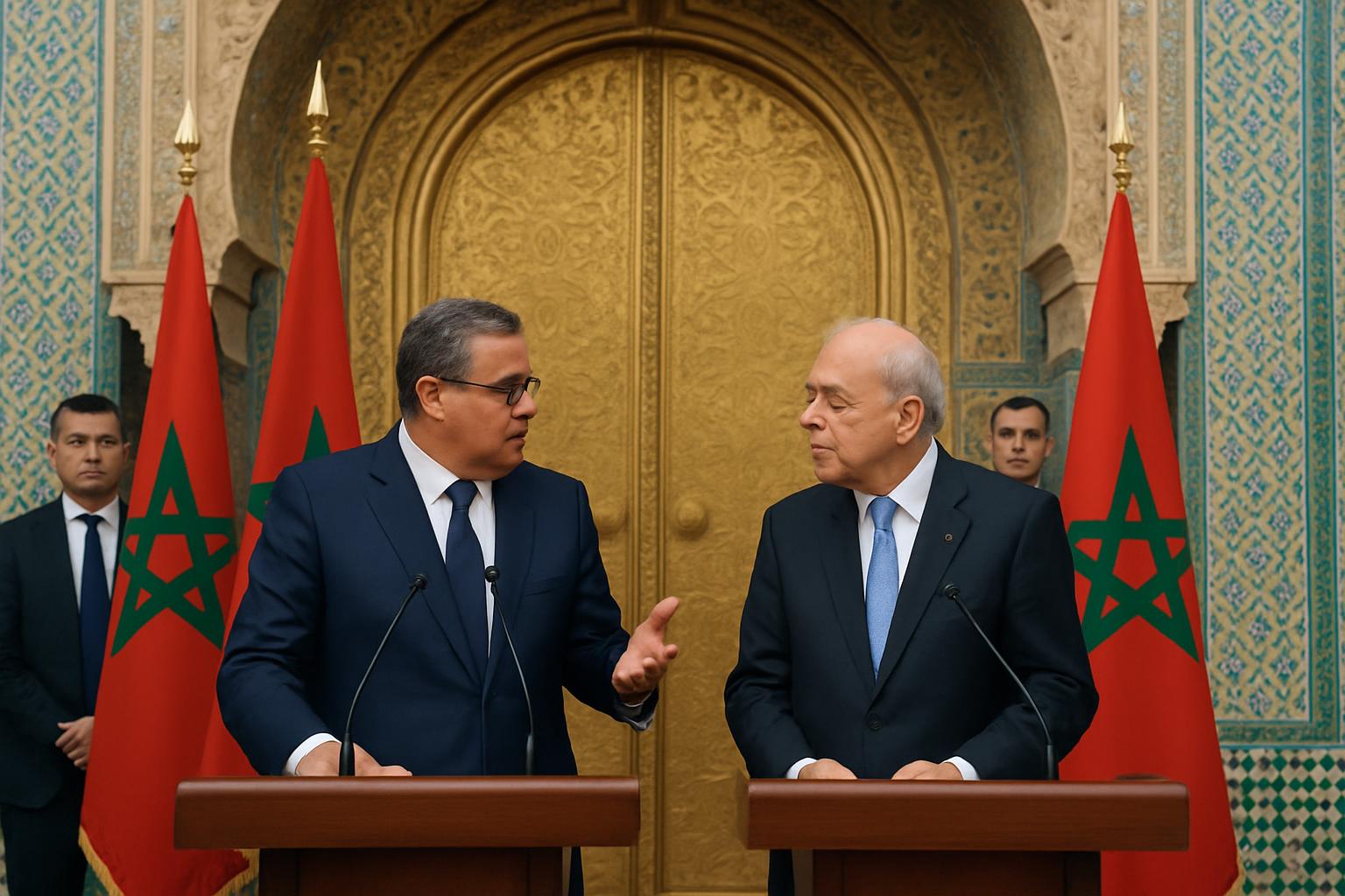 M. Akhannouch discute avec le Secrétaire général de l'OCDE à Paris