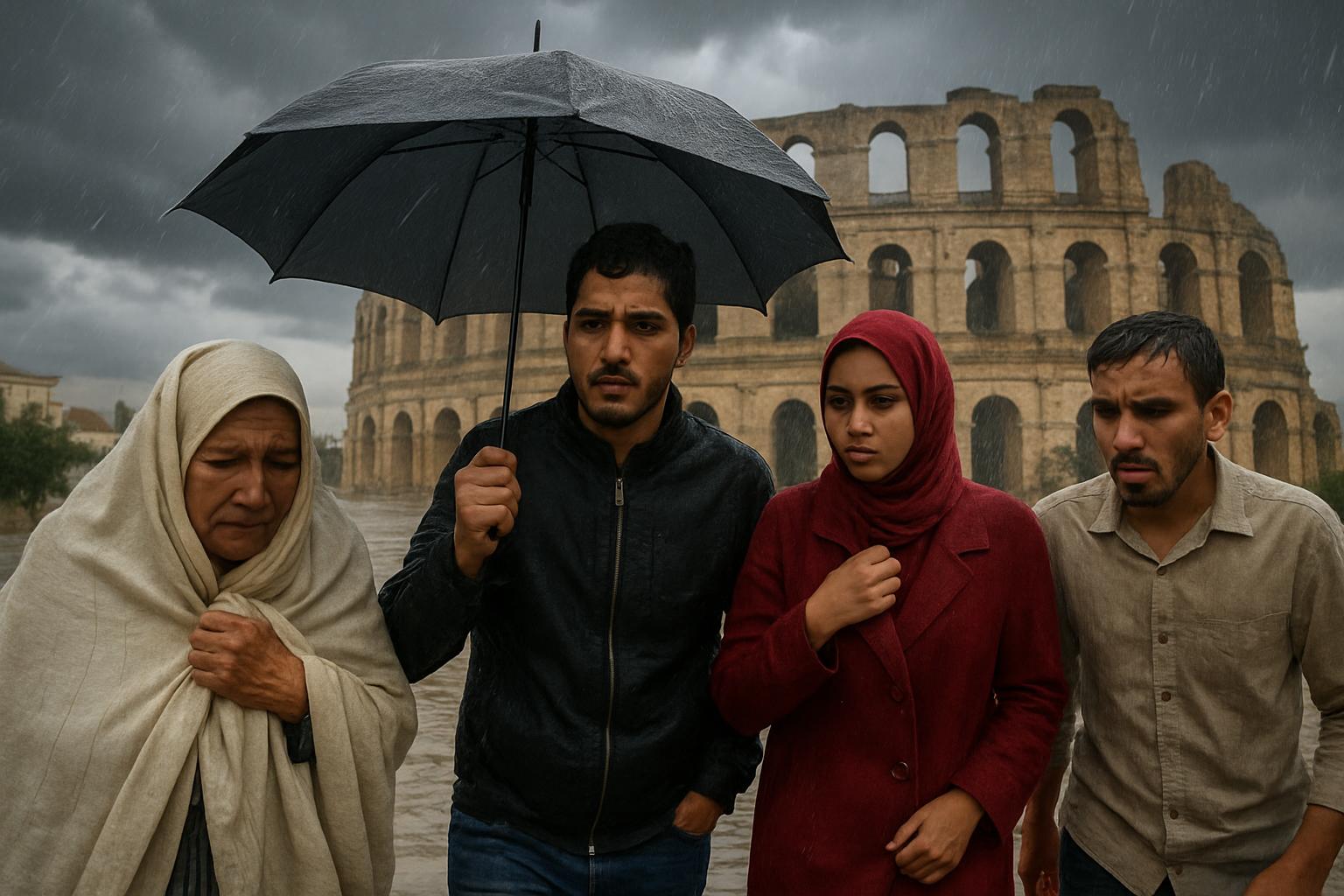 Météo en Tunisie : pluies fortes et rafales attendues ce samedi