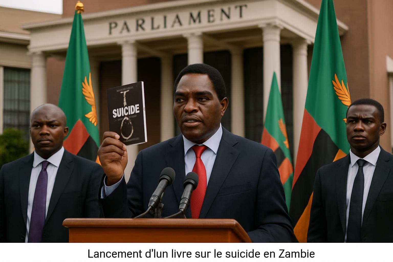 Lancement d'un livre sur le suicide en Zambie