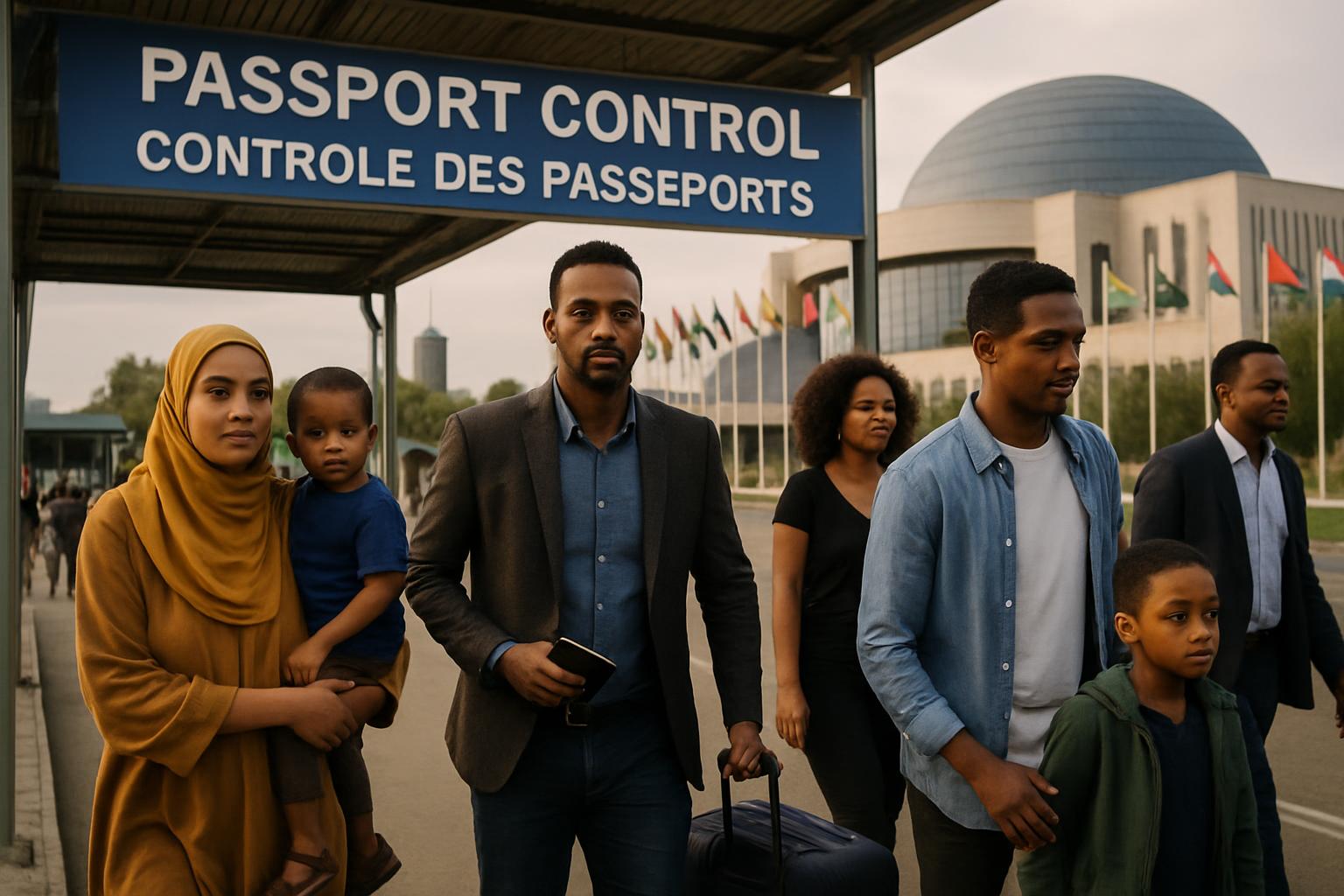 Opération policière pour déplacer les migrants des plages de Ceuta