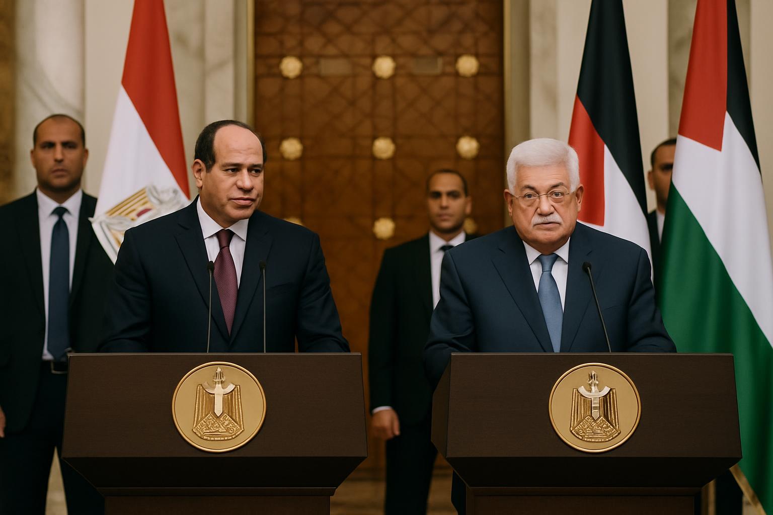 Al-Sisi et Abbas renforcent la coordination politique sur Gaza et la Cisjordanie
